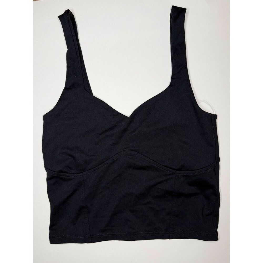 Abercrombie & Fitch Soft AF Double Layer Corset Black Tank Top - XS NWOT